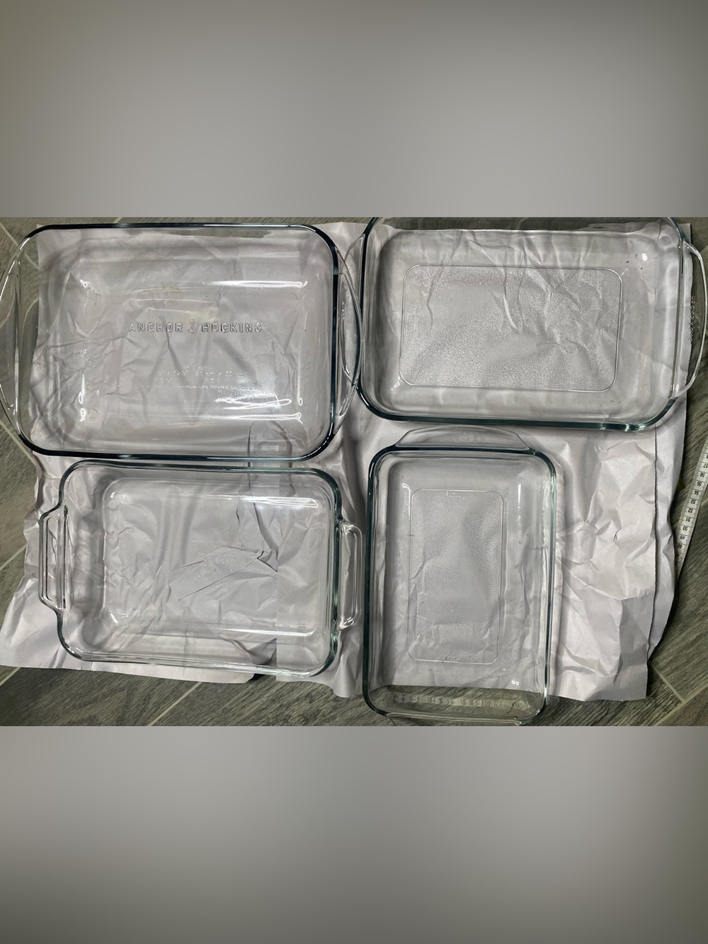 Clear Glass Baking Dishes Assortment
